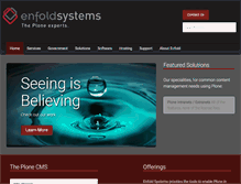 Tablet Screenshot of enfoldsystems.com